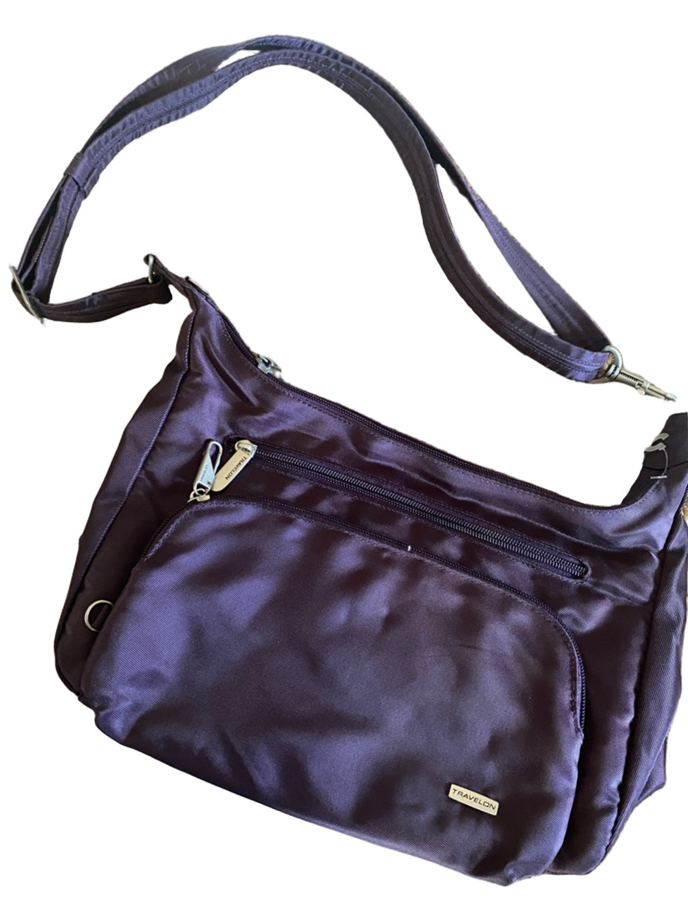Travelon Deep Purple Everyday Crossbody Bag